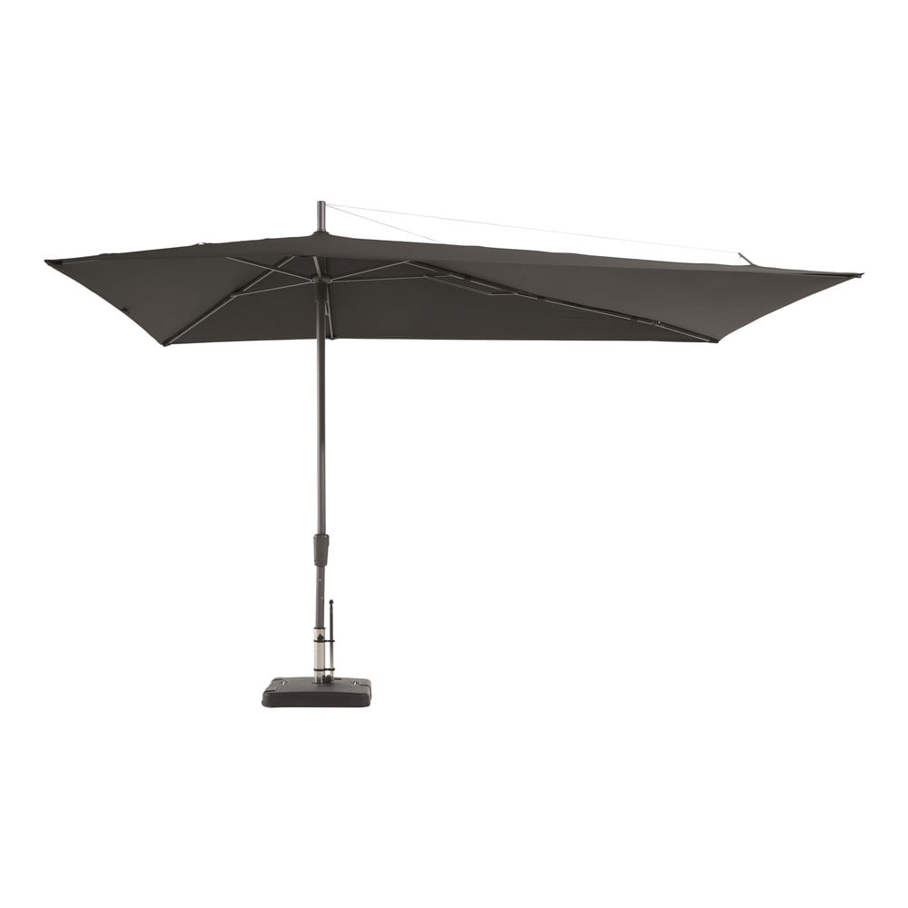 Umbrelă de soare asimetrică/ parasolar Madison Asymetriq, 360 x 220 cm, gri bonami.ro imagine 2022