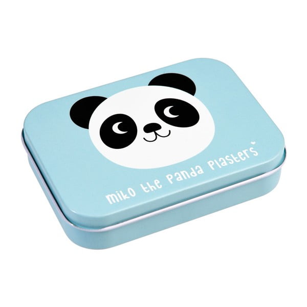 Set 30 plasturi în cutie metalică Rex London Miko The Panda