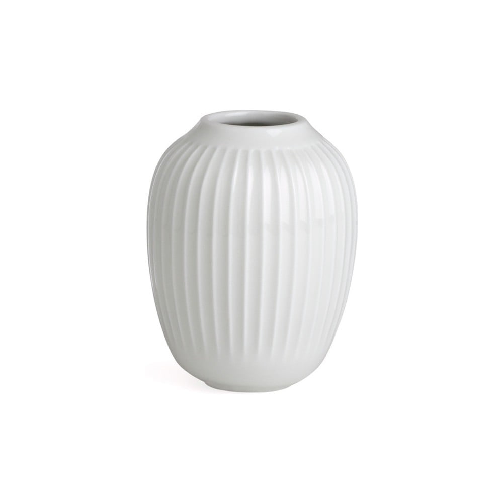 Vază din gresie Kähler Design Hammershoi, înălțime 10 cm, alb bonami.ro