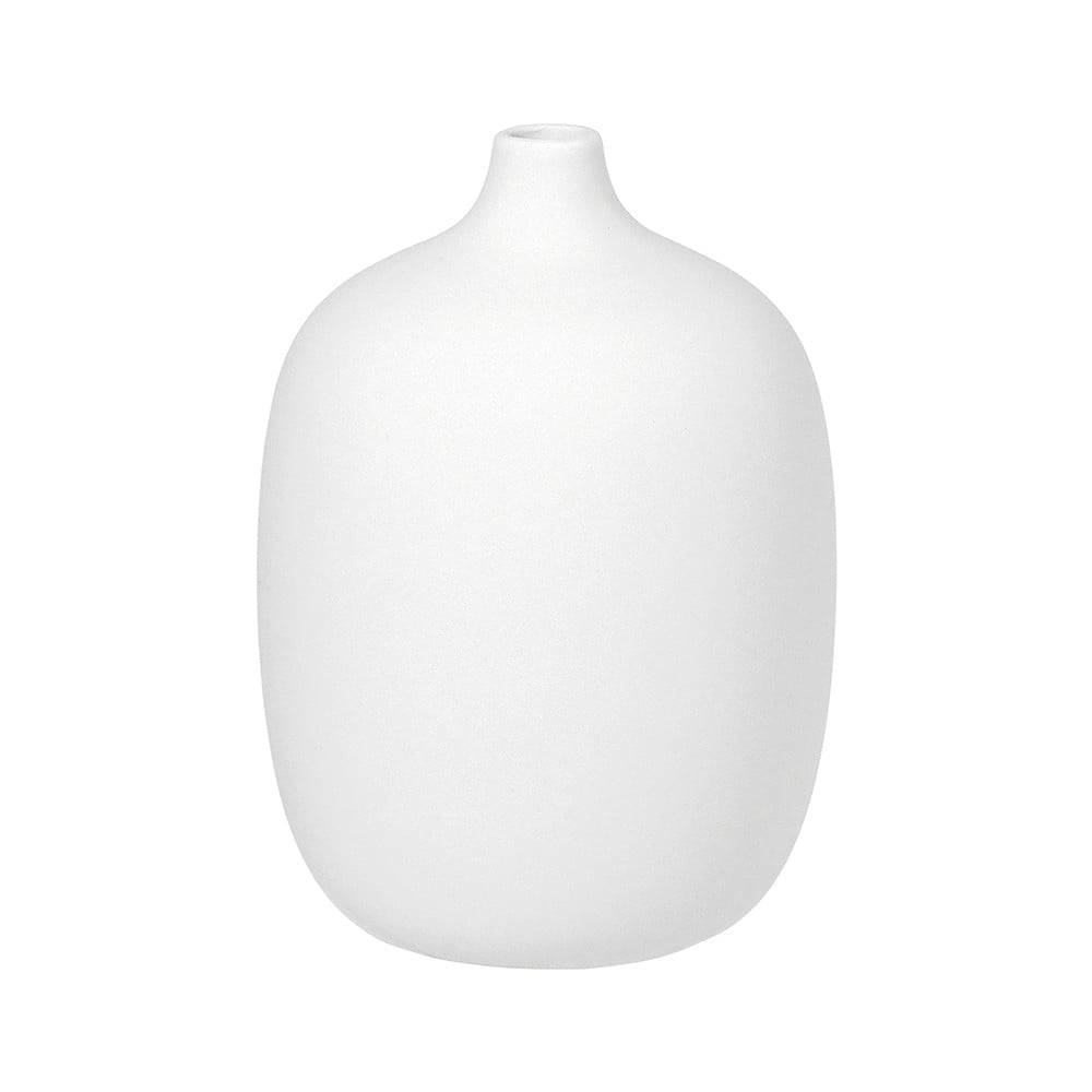 Poza Vaza din ceramica Blomus Ceola, inaltime 18,5 cm, alb