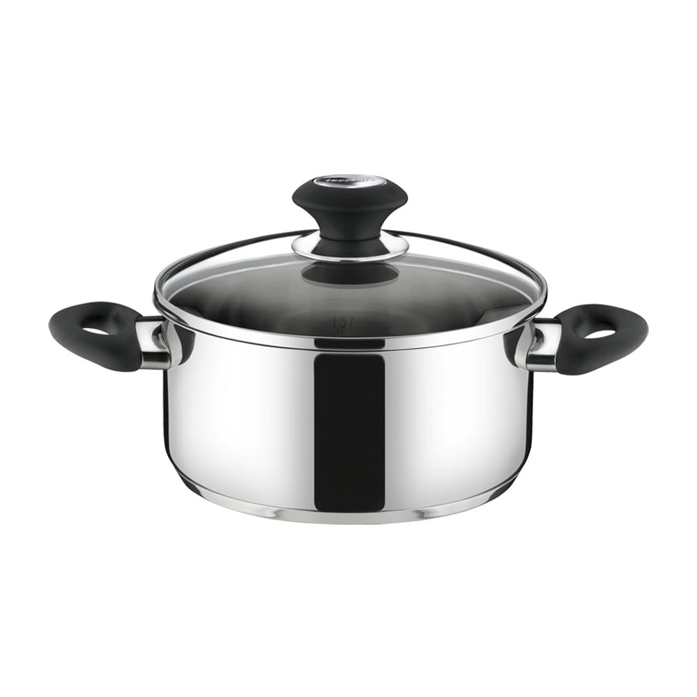 Oală joasă cu capac tescoma presto, 1,5 l