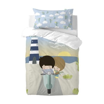 Lenjerie de pat din amestec de bumbac pentru copii happynois summer time , 115 x 145 cm