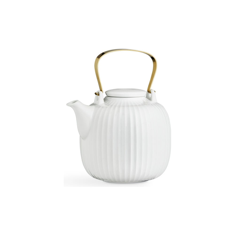 Ceainic din portelan KÃ¤hler Design Hammershoi, 1,2 l, alb