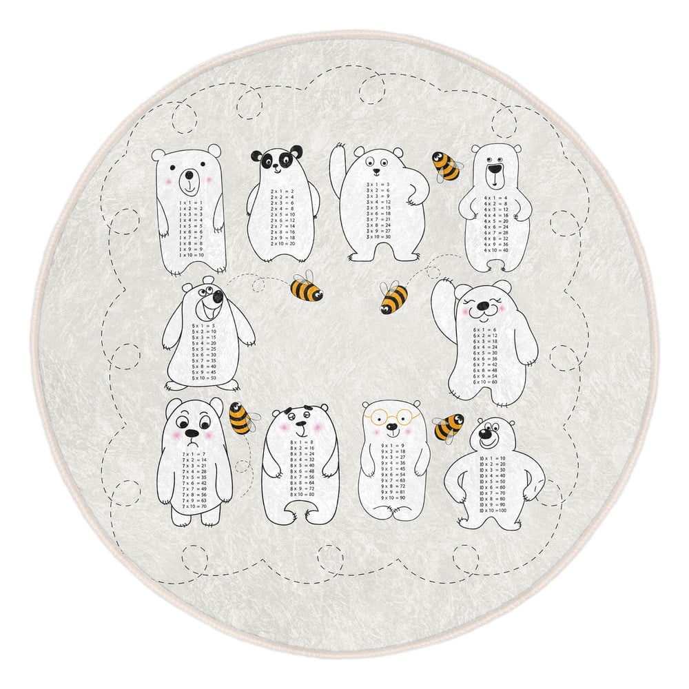 Covor pentru copii crem ø 80 cm Comfort – Mila Home