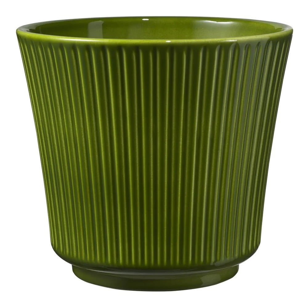 Ghiveci din ceramică Big pots Gloss, ø 20 cm, verde