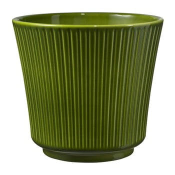 Ghiveci din ceramică big pots gloss, ø 12 cm, verde