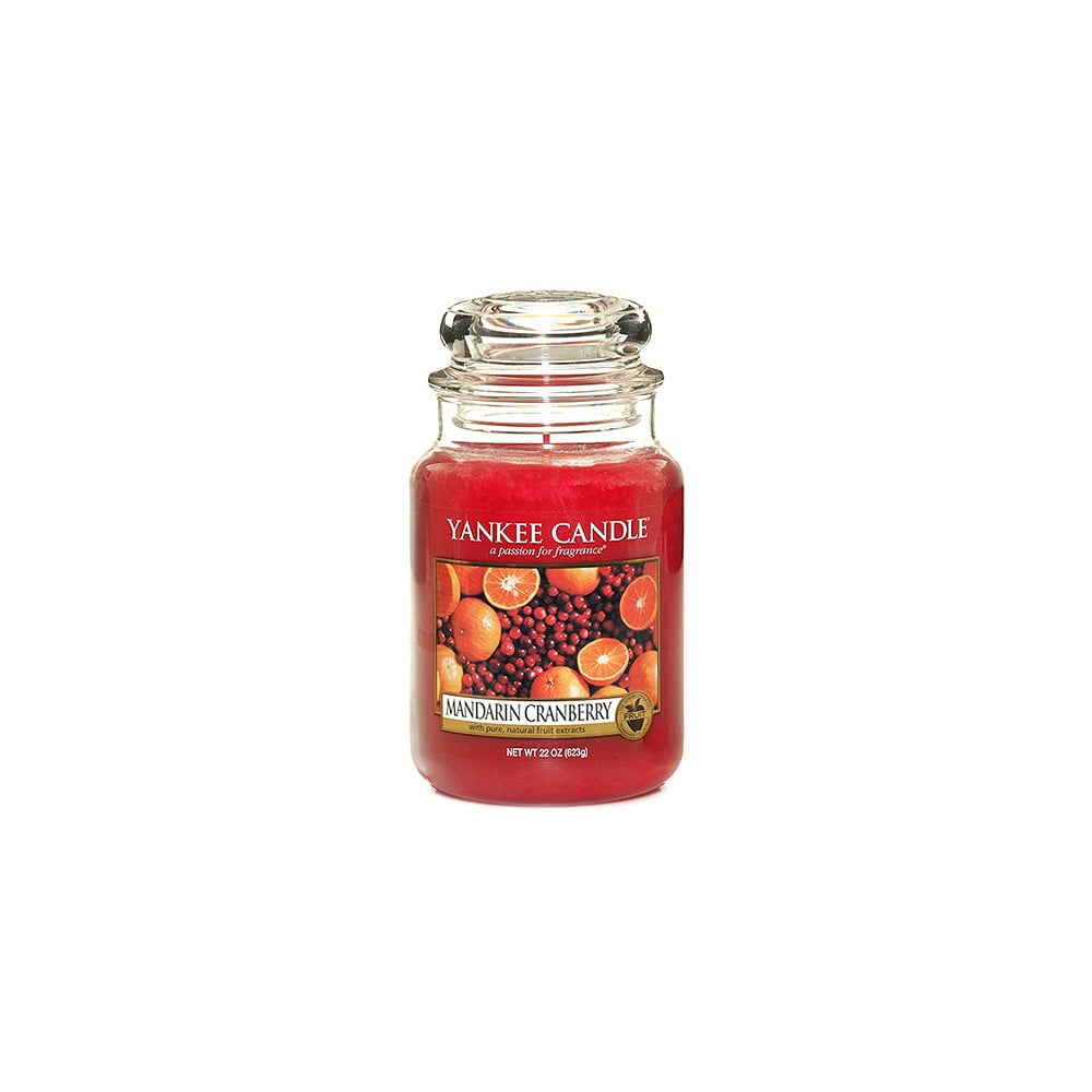 Lumânare parfumată Yankee Candle Mandarine și Merișoare, timp de ardere 110 h bonami.ro