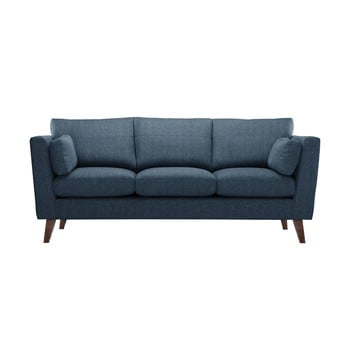 Canapea jalouse maison elisa, 207 cm, albastru denim