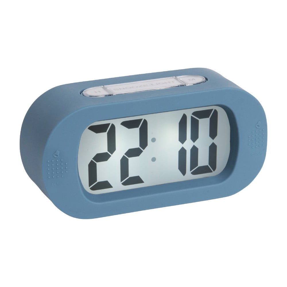 Ceas cauciucat cu alarmă Karlsson Gummy, albastru bonami.ro imagine 2022