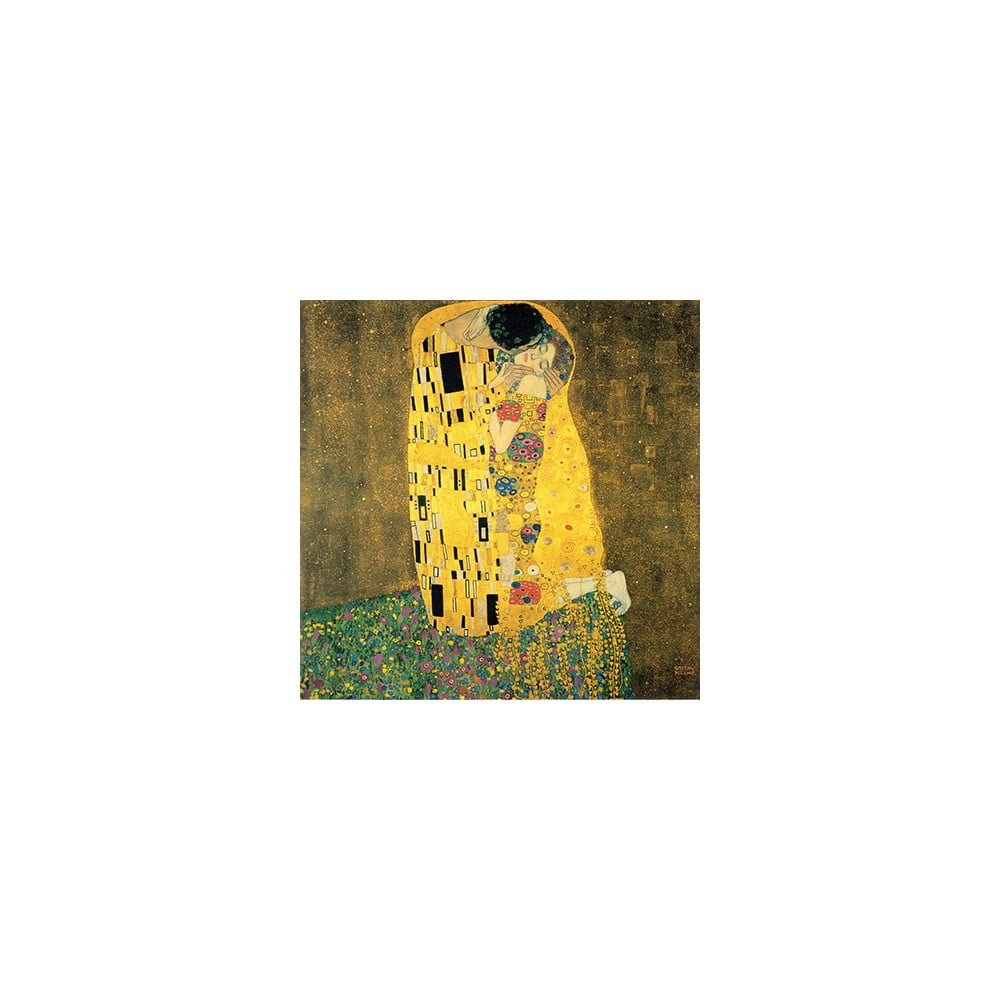 Reproducere tablou Gustav Klimt – The Kiss, 60 x 60 cm bonami.ro imagine 2022