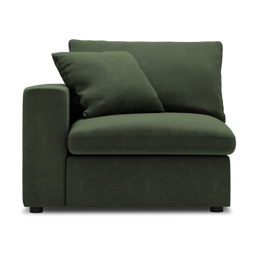 Modul cu tapițerie din catifea pentru canapea colț de stânga Windsor & Co Sofas Galaxy, verde închis bonami.ro imagine model 2022