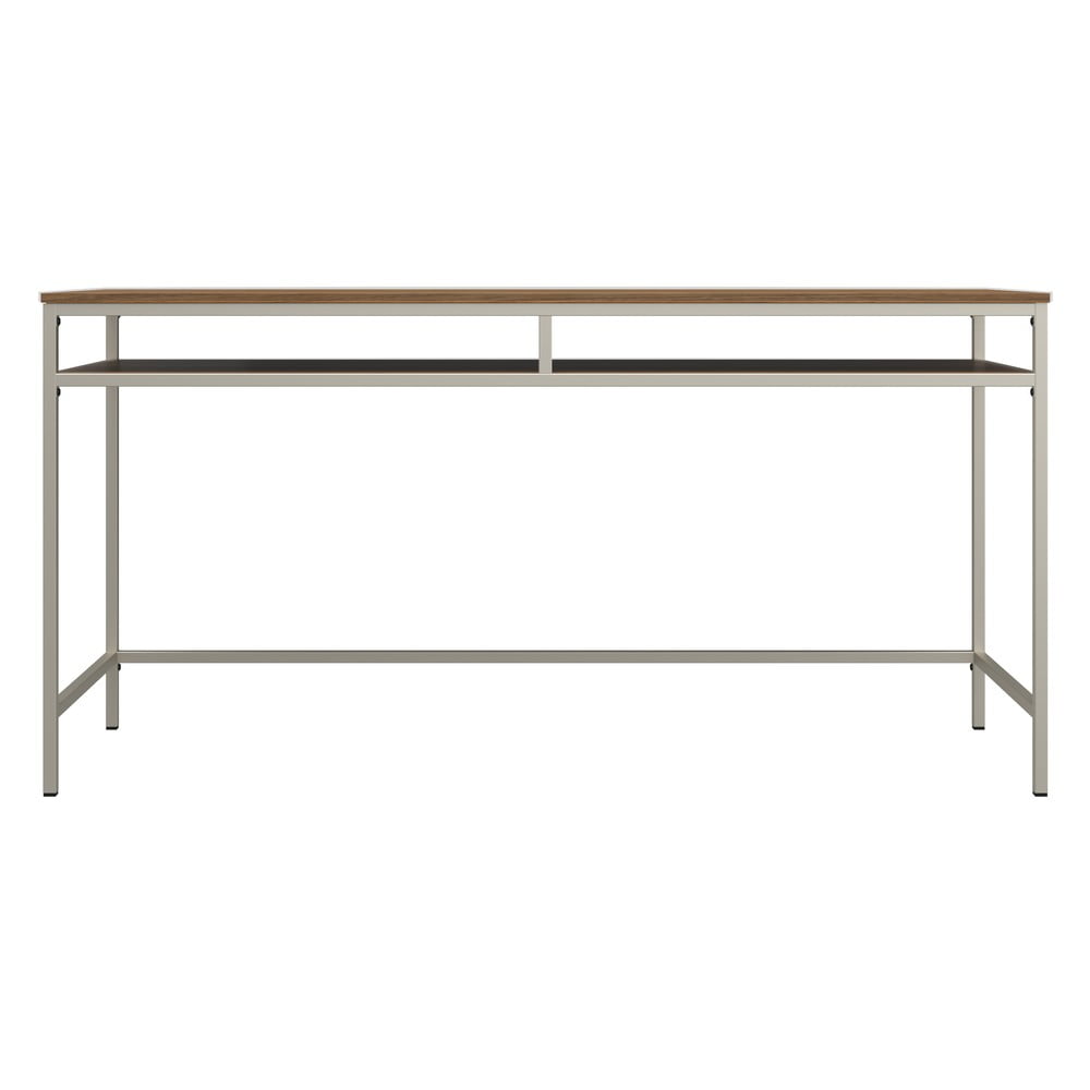 Birou cu blat cu aspect de lemn de nuc 51x153 cm Bradford – Støraa