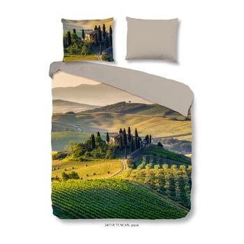 Lenjerie de pat din bumbac Good Morning Tuscan, 200 x 200 cm