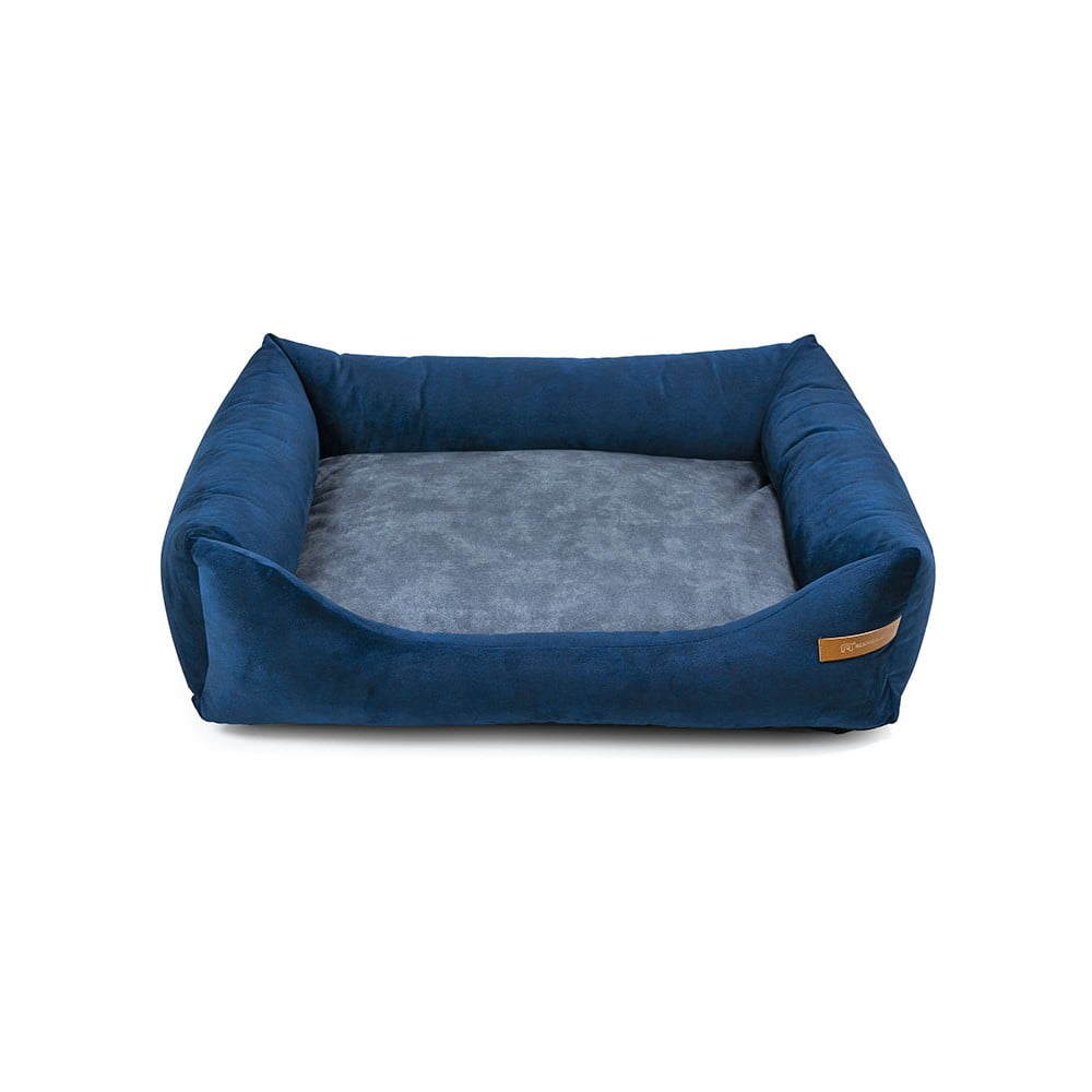 Pat albastru/gri închis pentru câini 65×75 cm SoftBED Eco M – Rexproduct 65x75