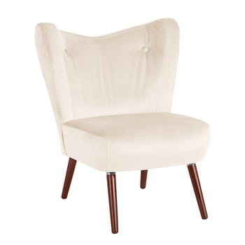 Fotoliu max winzer sari velvet, crem