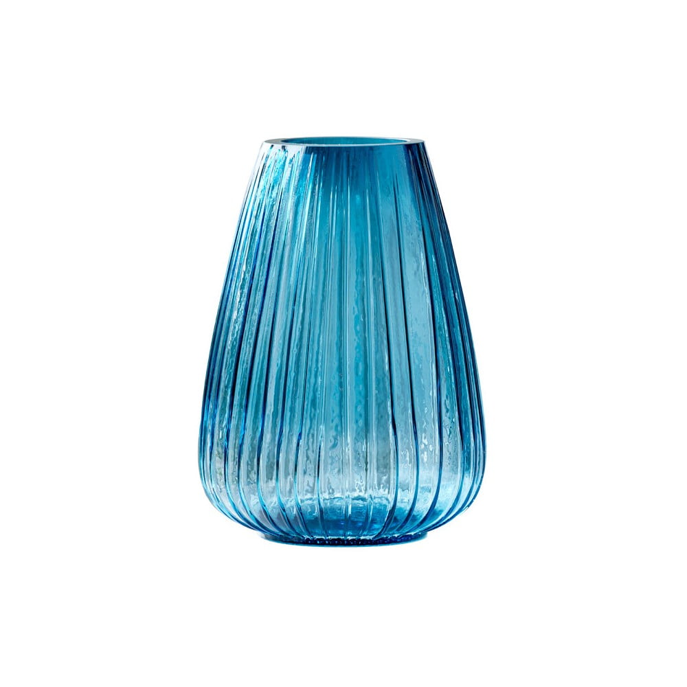 Vază din sticlă Bitz Kusintha, înălțime 22 cm, albastru Bitz imagine 2022
