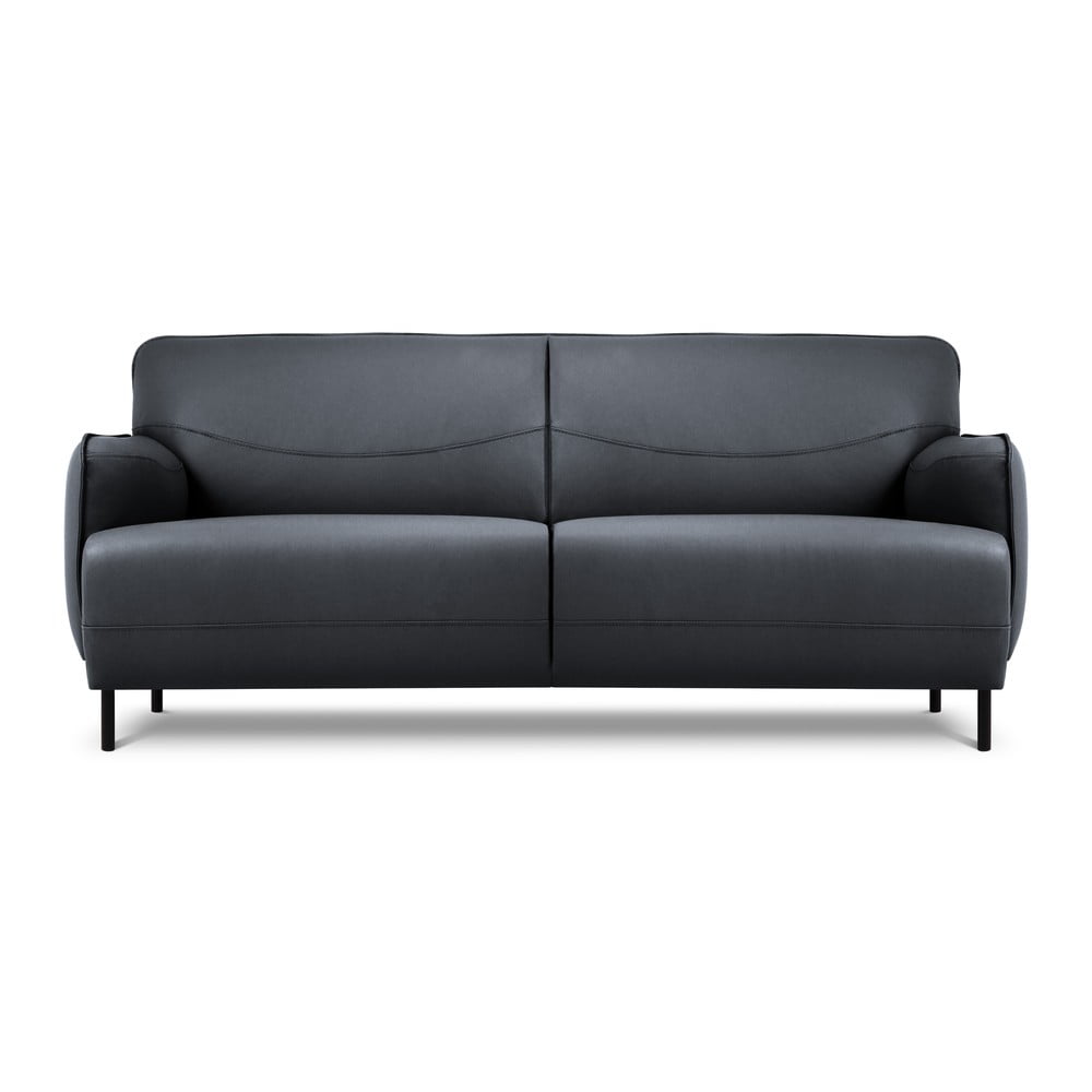 Canapea din piele Windsor & Co Sofas Neso, 175 x 90 cm, albastru
