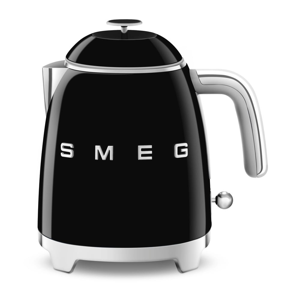 Ceainic electric negru din oțel inoxidabil 800 ml Retro Style – SMEG