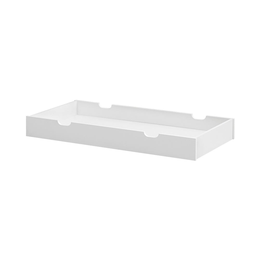  Sertar alb pentru sub pat de copii 60x120 cm - Pinio 