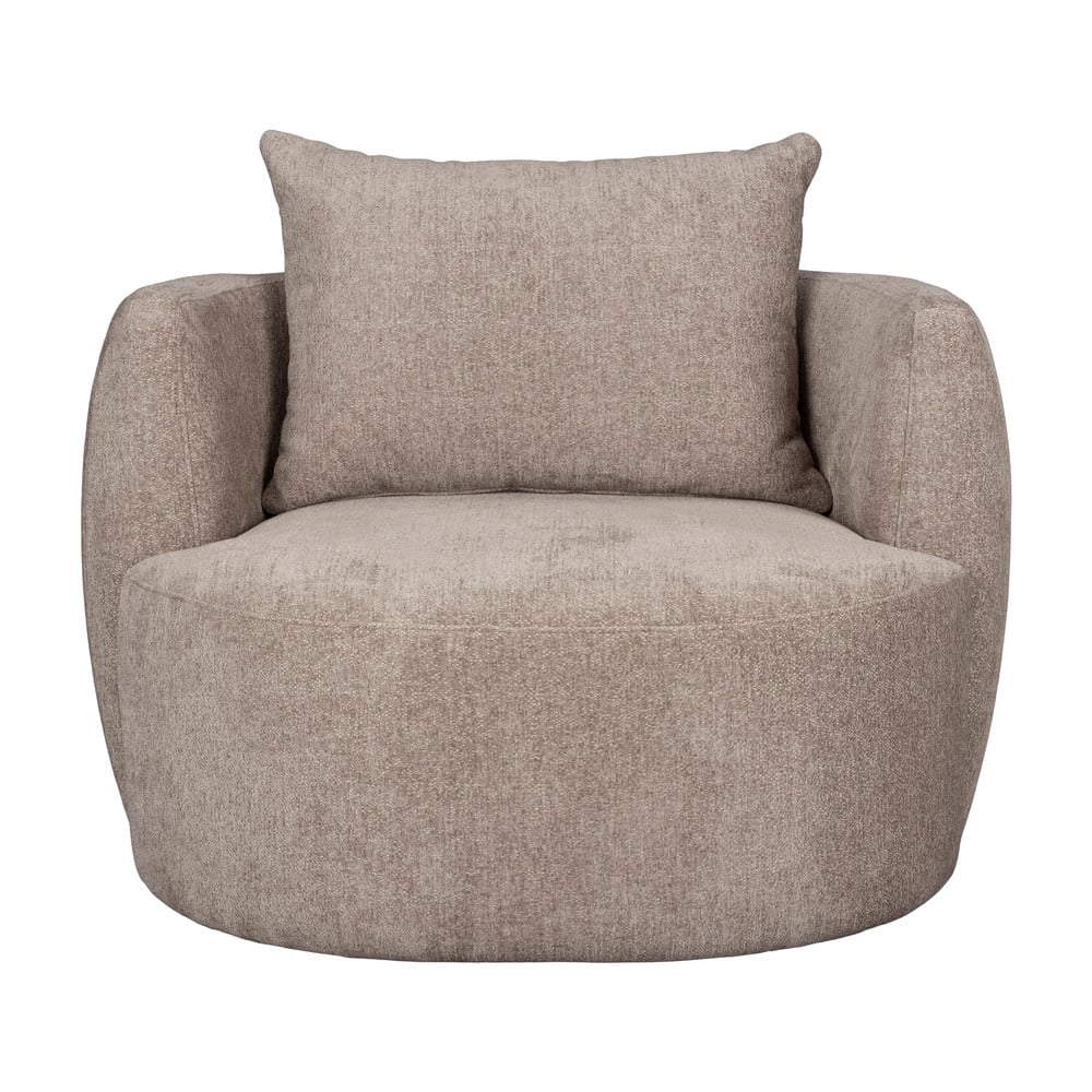Fotoliu maro deschis Rocca – Dutchbone