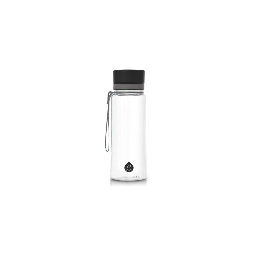 Sticlă din plastic reutilizabilă Equa Plain Black, 0,6 l bonami.ro imagine 2022