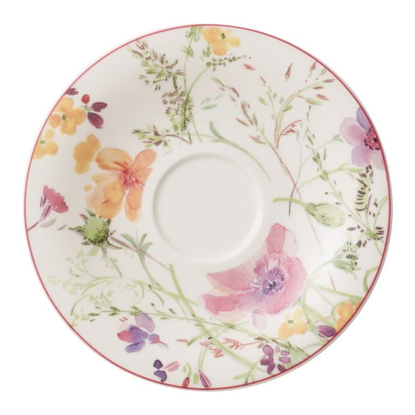 Farfurioară din porțelan Villeroy & Boch Mariefleur Tea, ⌀ 16 cm, motiv floral, multicolor