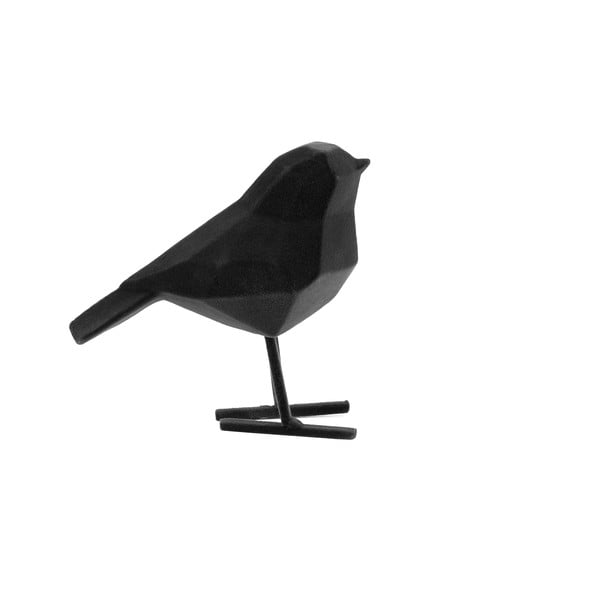 Statuetă decorativă PT LIVING Bird, înălțime 13,5 cm, negru