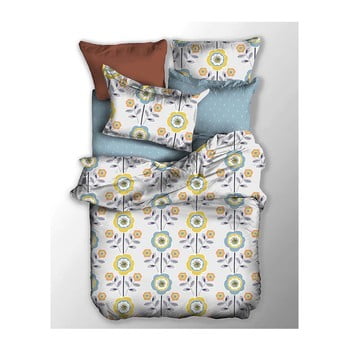 Lenjerie de pat din micropercal decoking basic butterfly, 135 x 200 cm
