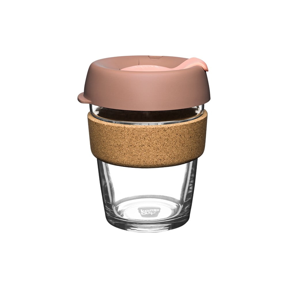 Cană de voiaj roz/maro 340 ml Brew Frappe M – KeepCup