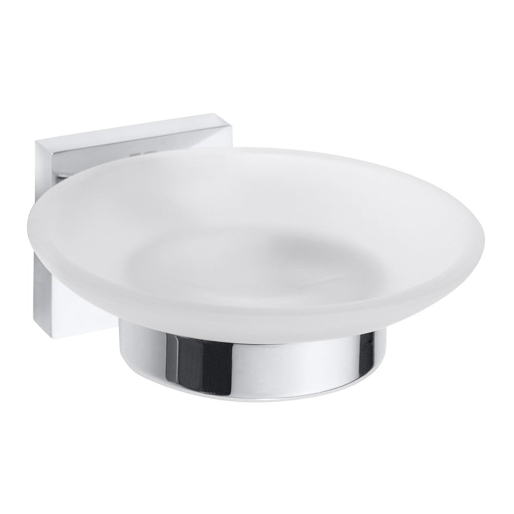 Savonieră de perete din sticlă sapho x-square