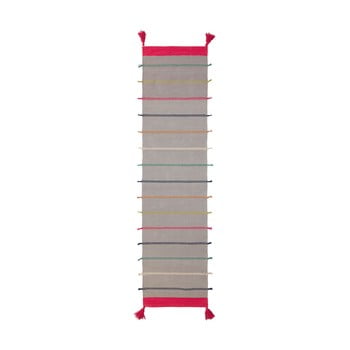 Covor din bumbac flair rugs nahla, 60 x 200 cm, gri