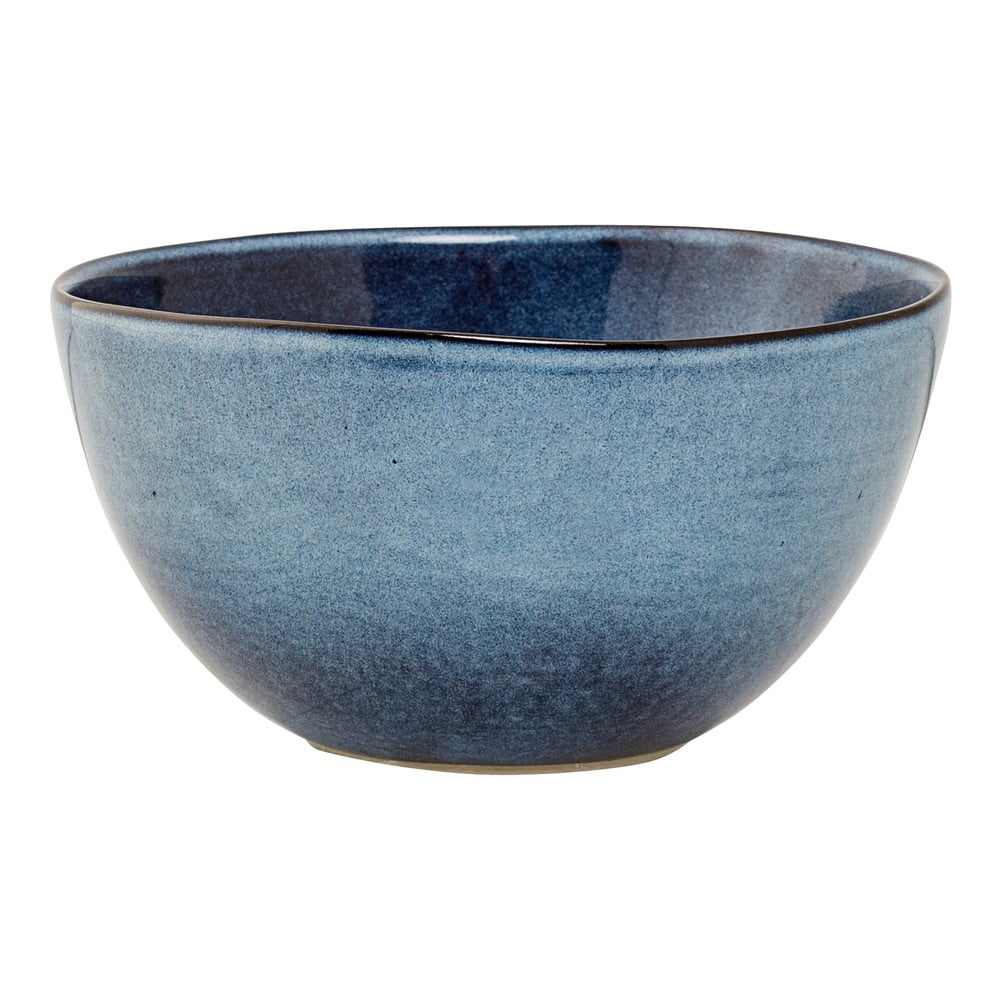 Bol din ceramică Bloomingville Sandrine, albastru albastru pret redus