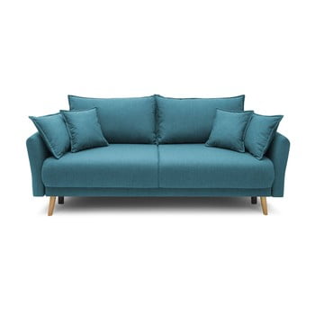 Canapea extensibilă bobochic paris mia, albastru turcoaz