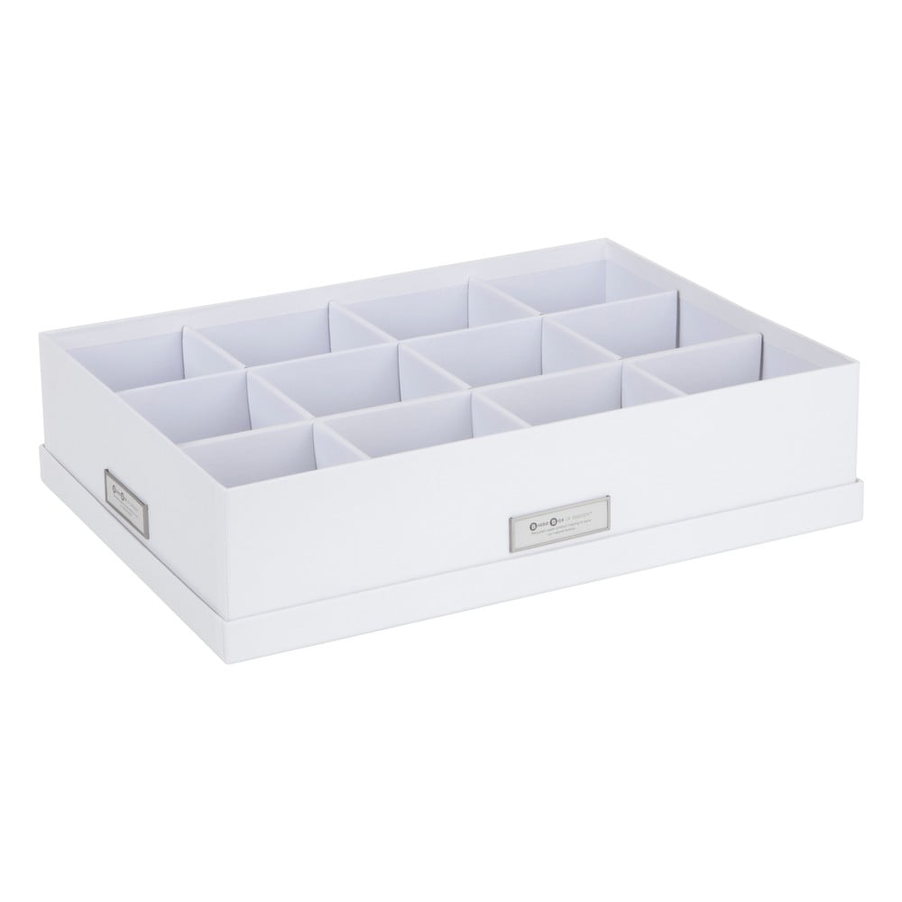 Cutie depozitare cu 12 compartimente Bigso, 31 x 43 cm, alb Bigso Box of Sweden