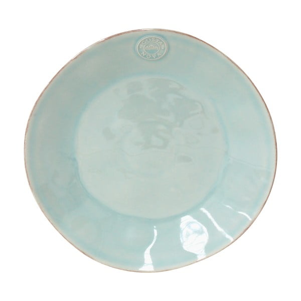 Farfurie din gresie ceramică Costa Nova Blue, ⌀ 27 cm, turcoaz