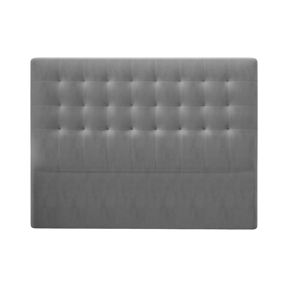 Tăblie pentru pat cu tapițerie de catifea Windsor & Co Sofas Athena, 140 x 120 cm, gri bonami.ro