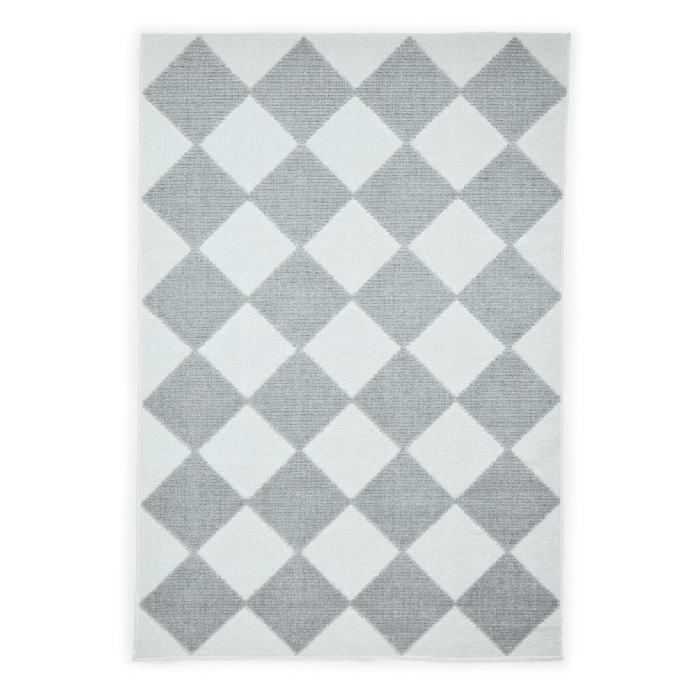 Covor alb-gri deschis lavabil 160x230 cm Lyna Cream&Grey – Think Rugs