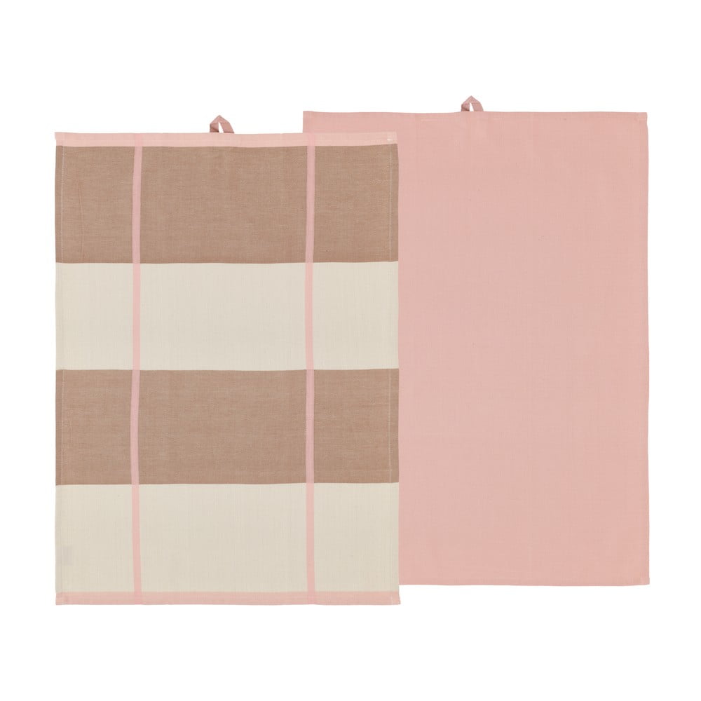Prosoape de vase 2 buc. din bumbac 50x70 cm Blocks – Södahl