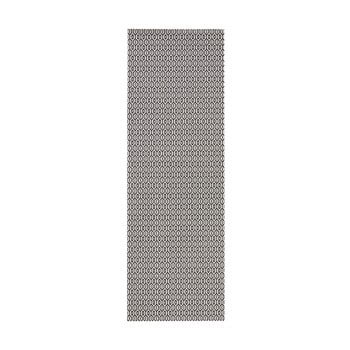 Covor exterior hanse home meadow, 80 x 200 cm, negru - alb