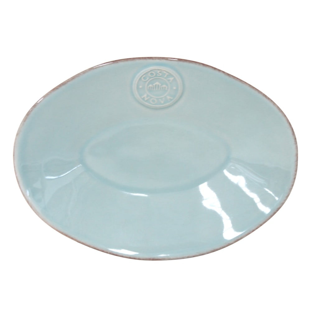 Platou oval din gresie ceramică Costa Nova Nova, 20 x 14,5 cm bonami.ro