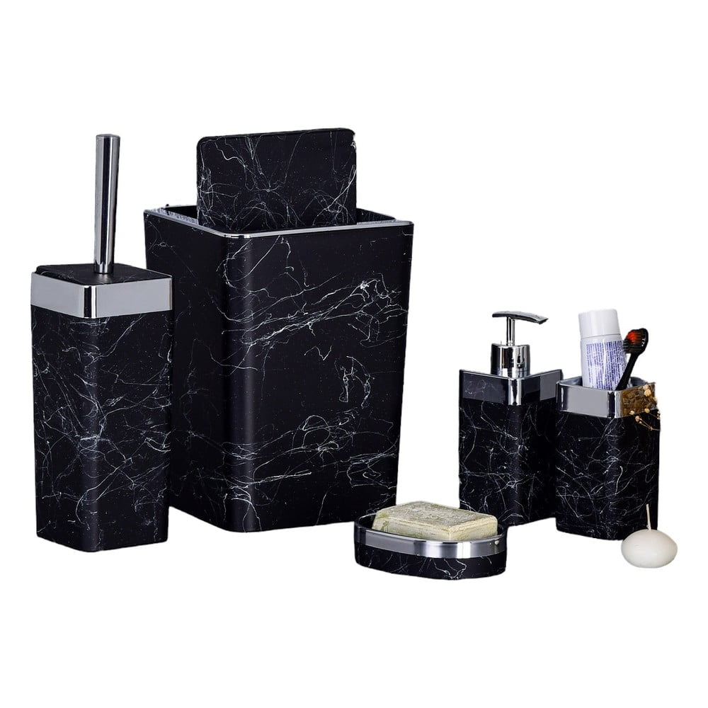  Set de accesorii de baie negru – Oyo Concept 