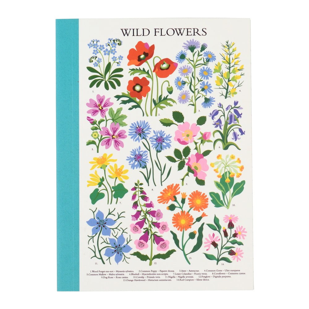  Carnețel 60 pagini A6 Wild Flowers – Rex London 