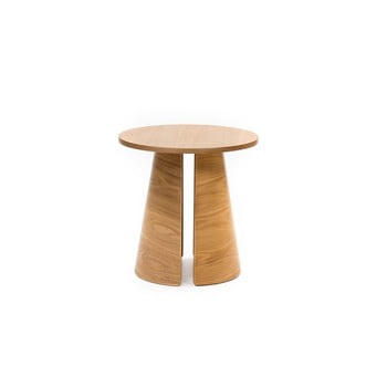 Măsuță auxiliară rotundă teulat cep, ø 50 cm, natural