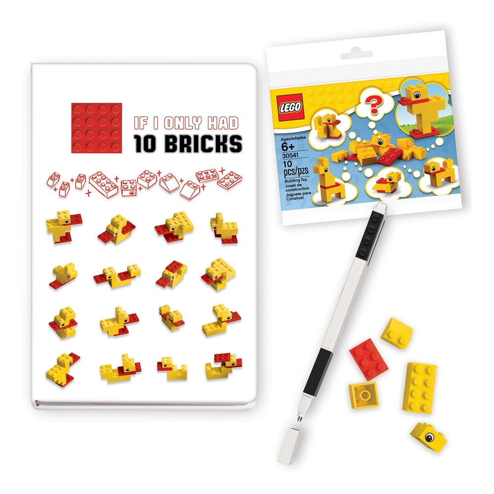 Set agendă, pix și piese de construit LEGO® Stationery Classic Ducks bonami.ro