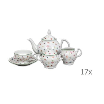 Set veselă din porțelan pentru ceai, motive florale Thun Bernadotte poza bonami.ro