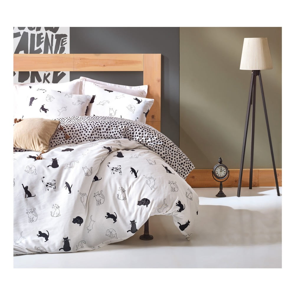 Lenjerie de pat cu cearșaf și 2 fețe de pernă Halla, 200 x 220 cm bonami.ro