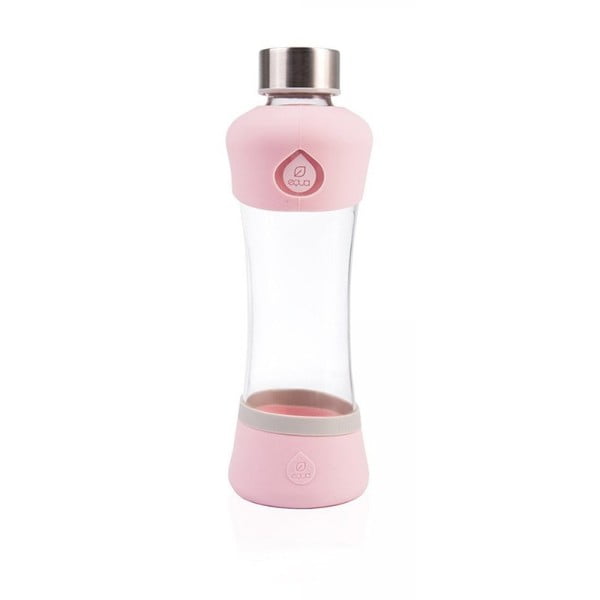 Sticlă din sticlă borosilicată Equa Active Berry, 550 ml, roz