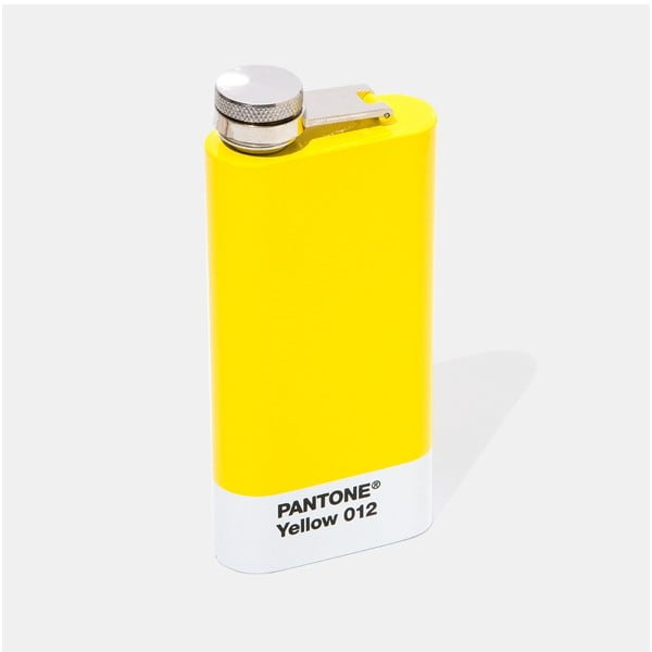 Sticlă de buzunar Pantone, 150 ml, galben