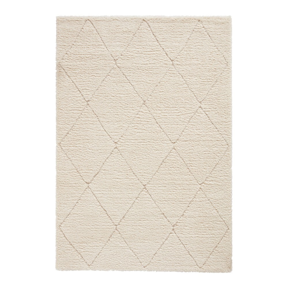 Covor crem 160x230 cm Ideal Shaggy – Think Rugs