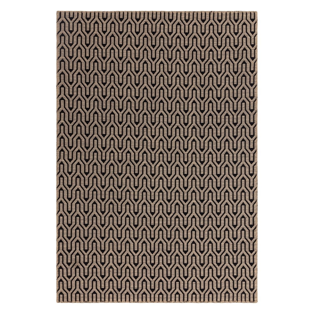  Covor negru/bej 160x230 cm Global – Asiatic Carpets 